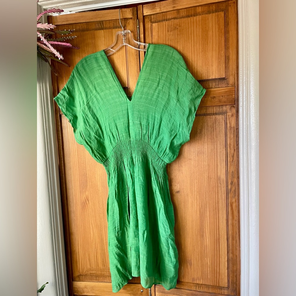 Kelly green lightweight dress